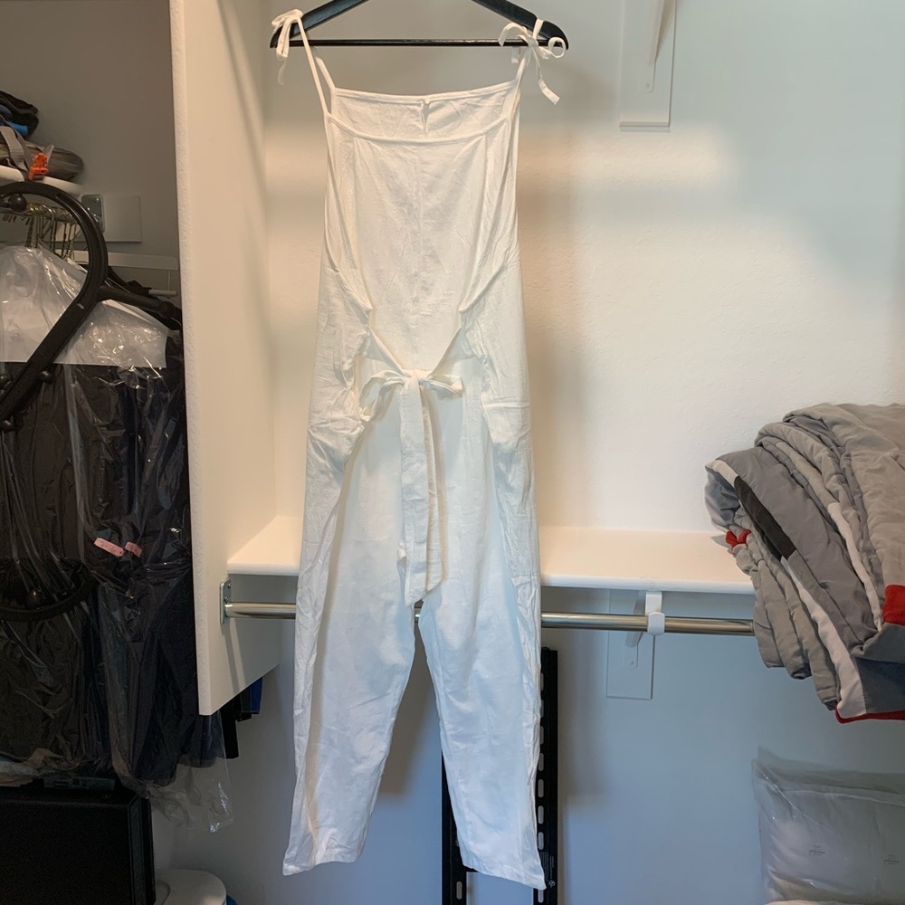 White jumpsuit